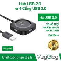 Bộ Chia/ Hub USB 2.0 ra 4 Cổng USB 2.0 - V-U2406