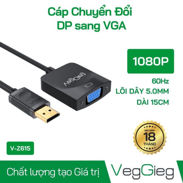 Bộ Chuyển đổi DP sang VGA - V-Z615