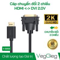 Cáp chuyển đổi 2 chiều HDMI DVI 2.0V - V-D202