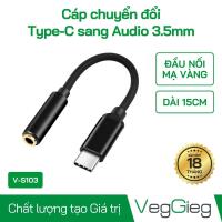 Cáp chuyển đổi Type-C sang audio 3.5mm cái - V-S103