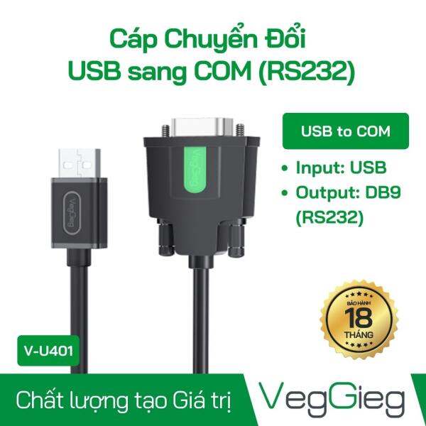 Cáp chuyển đổi USB sang COM (RS232) - V-U401