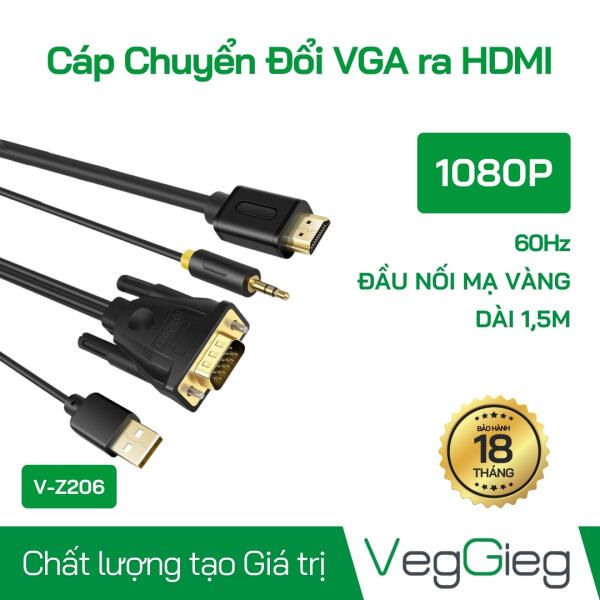 Cáp Chuyển Đổi VGA sang HDMI - V-Z206