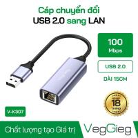 Cáp Chuyển USB 2.0 sang LAN - V-K307