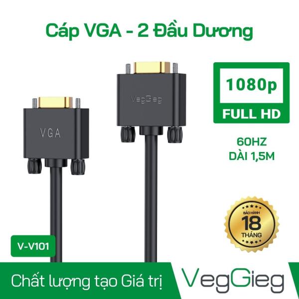 Cáp VGA 3+6 2 Đầu Dương - V-V101