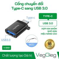 Cổng Chuyển Đổi Type-C Dương Sang USB 3.0 Âm - V-S101