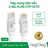 Dây Mạng Bấm Sẵn 2 đầu RJ45 UTP CAT5 - V-E512