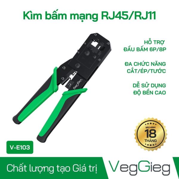 Kìm bấm mạng RJ45 Cat5 Cat6 Chuyên Dụng - V-E103