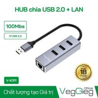 HUB chia USB 2.0 + LAN - V-K311