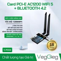 PCIE AC1200 Wifi 5 + Bluetooth 4.2 - V-PC04