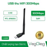 USB thu WiFi RTL-8192GU 300Mbps (1 Angten) - V-K300