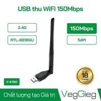 USB thu WiFi RTL-8818GU 150Mbps (1 Angten) - V-K150